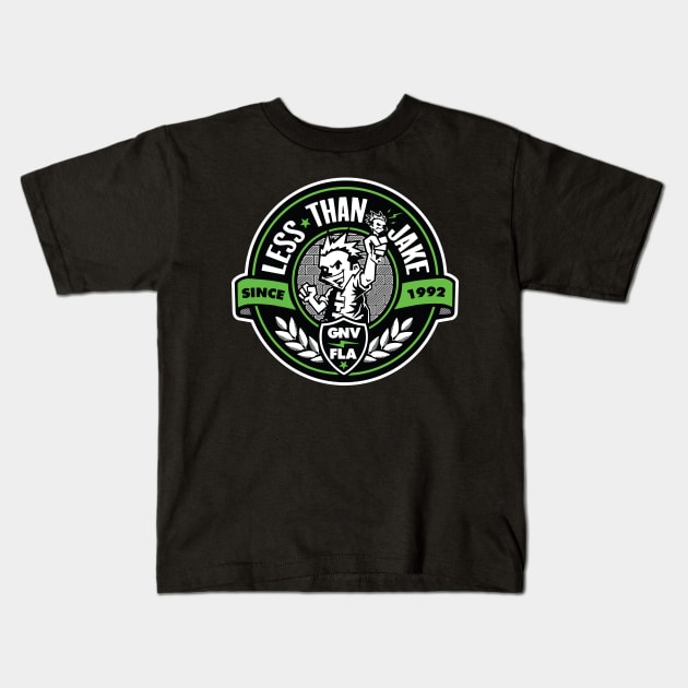 The-Less Than Jake 8 Kids T-Shirt by Edwin Vezina